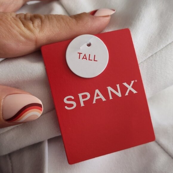 SPANX On The Go Kick Flare Ankle Pant in Classic White $148 (TALL) - Picture 9 of 11